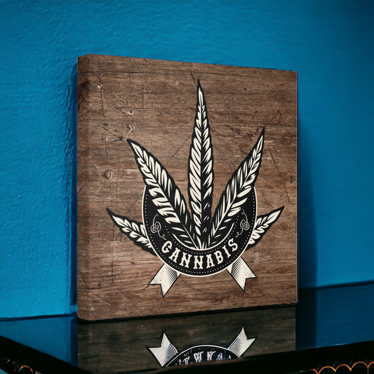 "Vintage Cannabis" Wall Art - Weave Got Gifts - Unique Gifts You Won’t Find Anywhere Else!