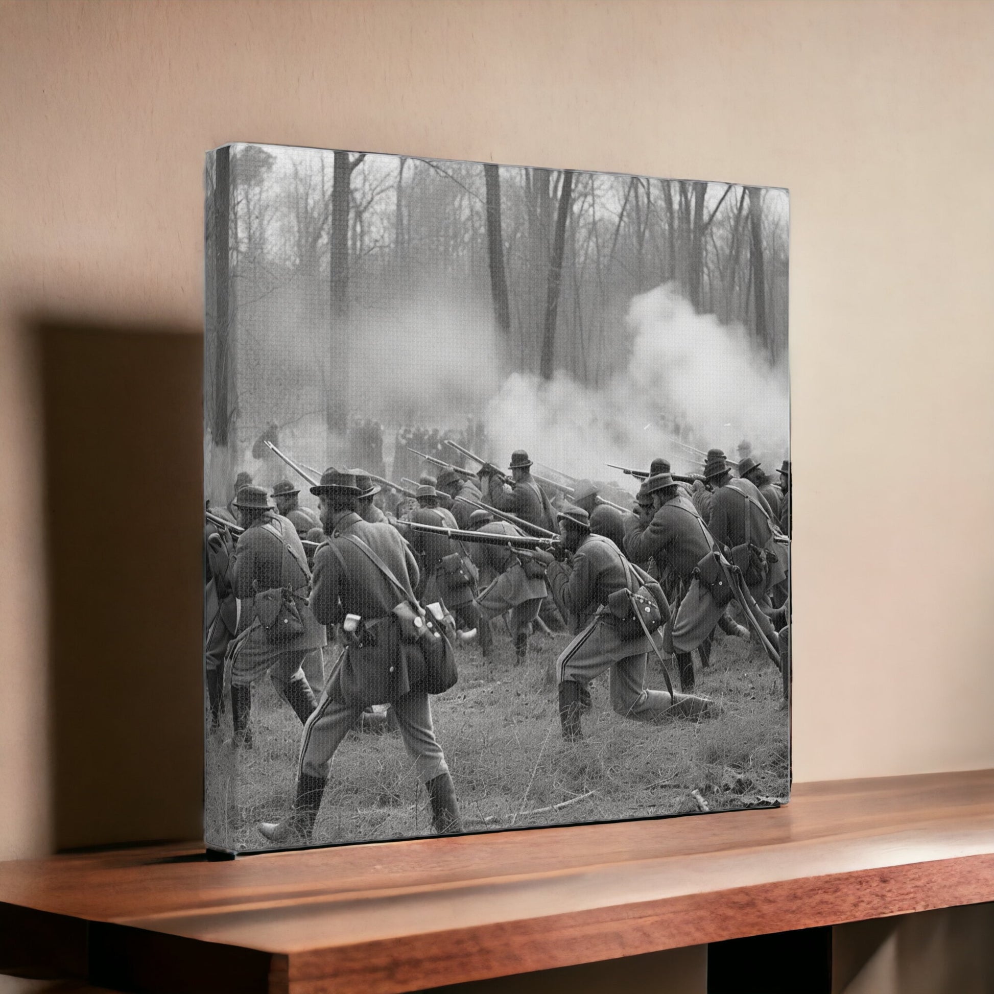Civil War wall art canvas print
