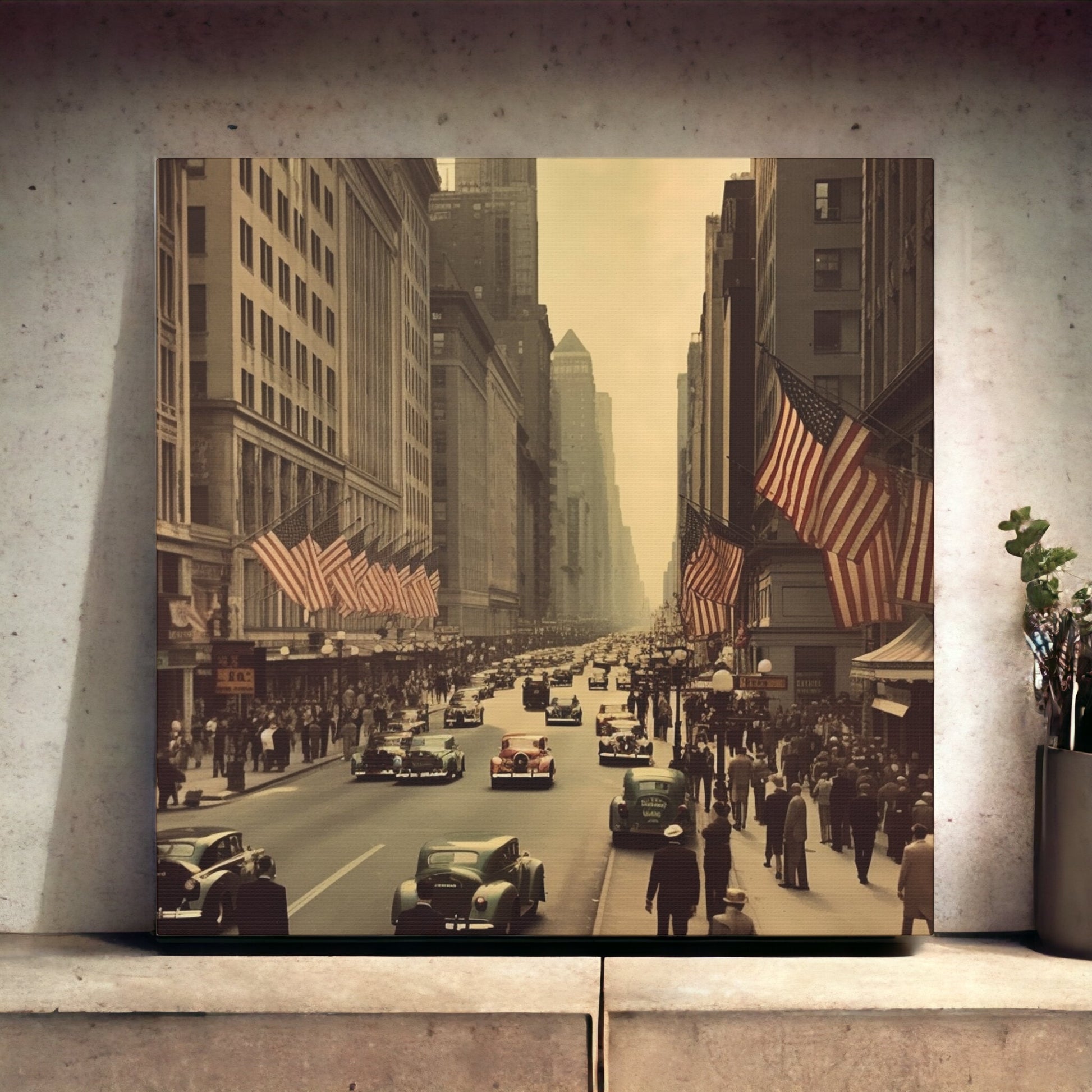 "Vintage USA" Wall Art - Weave Got Gifts - Unique Gifts You Won’t Find Anywhere Else!