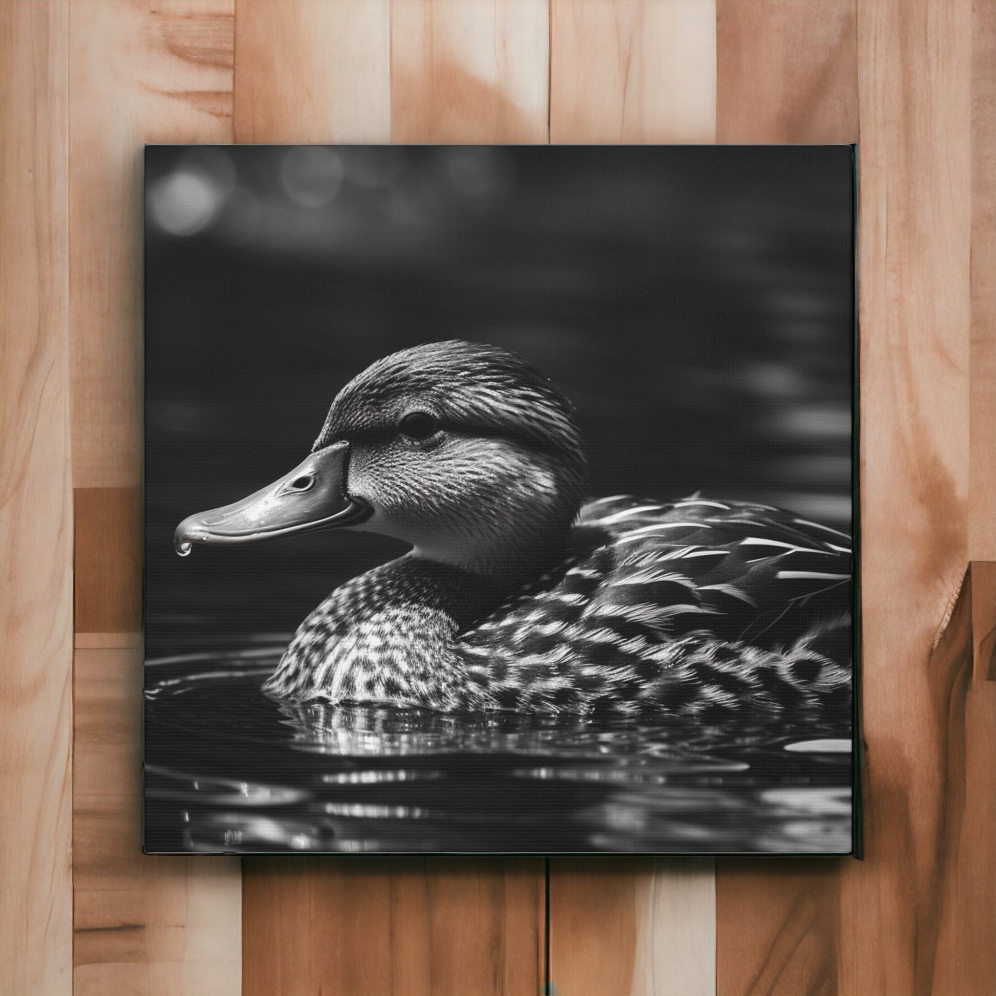 "Black & Black and white mallard wall art
Mallard Photo" Wall Art - Weave Got Gifts - Unique Gifts You Won’t Find Anywhere Else!