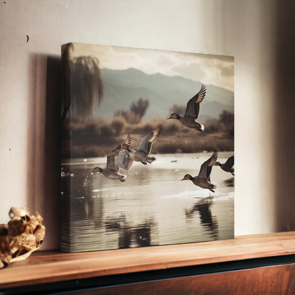 "Ducks In Flight Photo" Wall Art - Weave Got Gifts - Unique Gifts You Won’t Find Anywhere Else!
