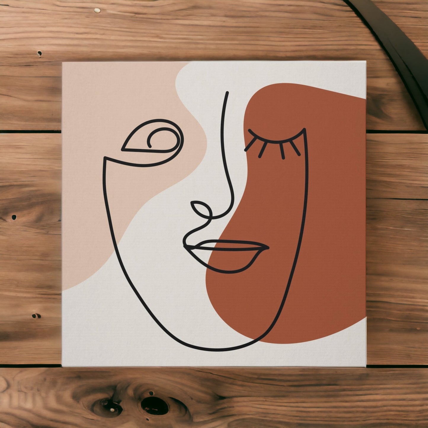 "Abstract Face Art" Wall Sign - Weave Got Gifts - Unique Gifts You Won’t Find Anywhere Else!