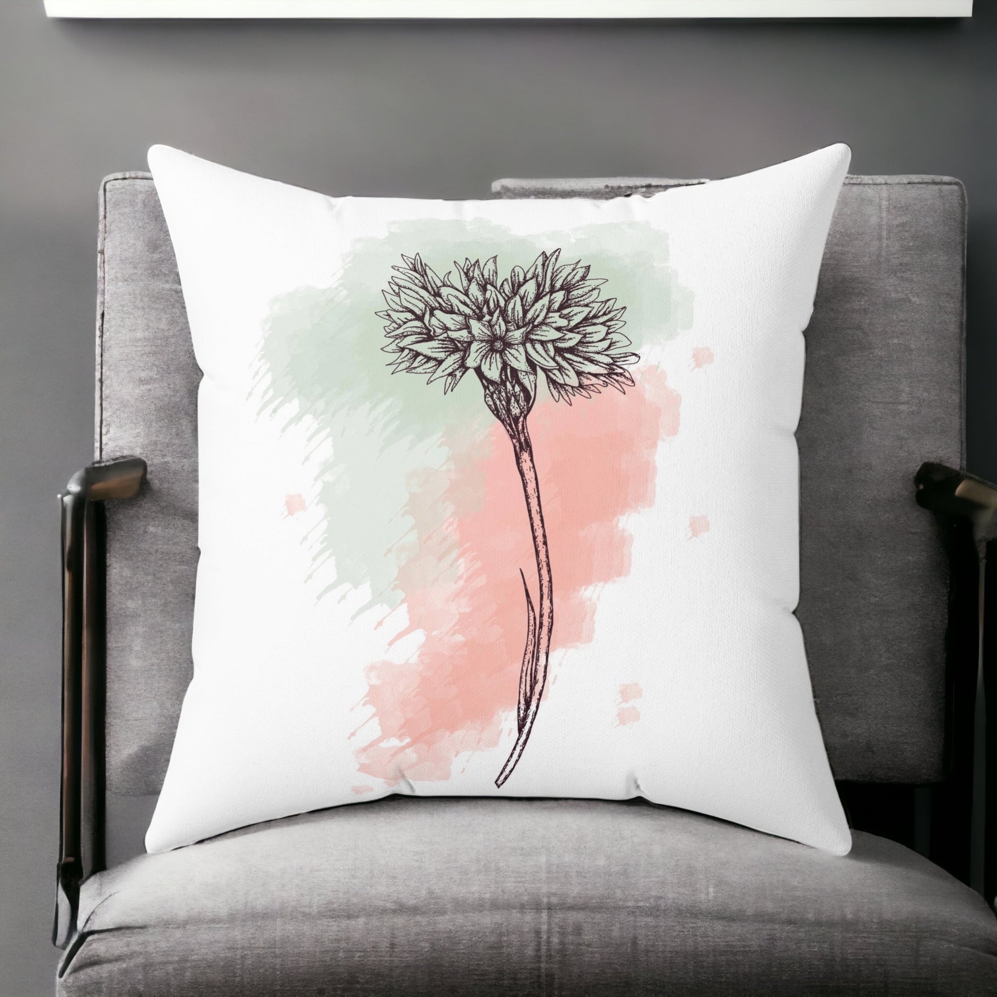 "Minimalist Flower" Throw Pillow - Weave Got Gifts - Unique Gifts You Won’t Find Anywhere Else!
