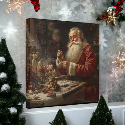 "Vintage Santa" Wall Art - Weave Got Gifts - Unique Gifts You Won’t Find Anywhere Else!