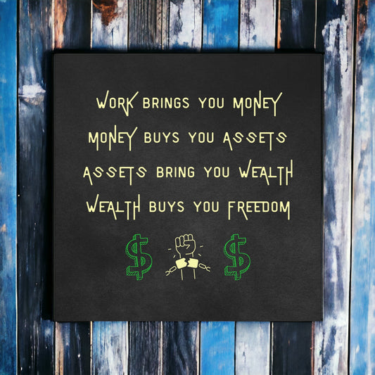 Entrepreneur Wall Art - Inspire Financial Freedom and Success