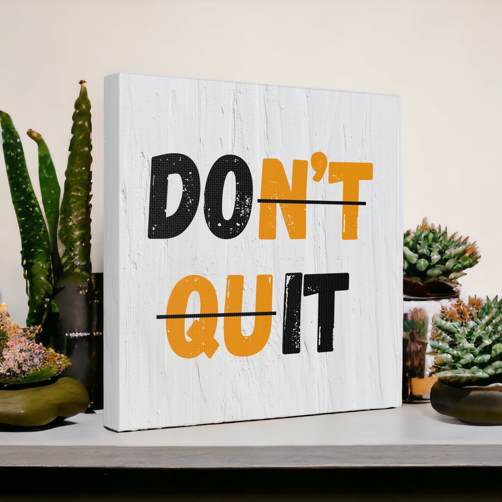 Don’t Quit Canvas Wall Art – Motivational Decor