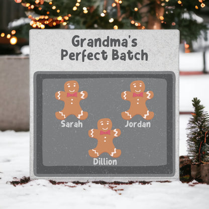 Custom "Grandma's Perfect Batch" Wall Art - Weave Got Gifts - Unique Gifts You Won’t Find Anywhere Else!