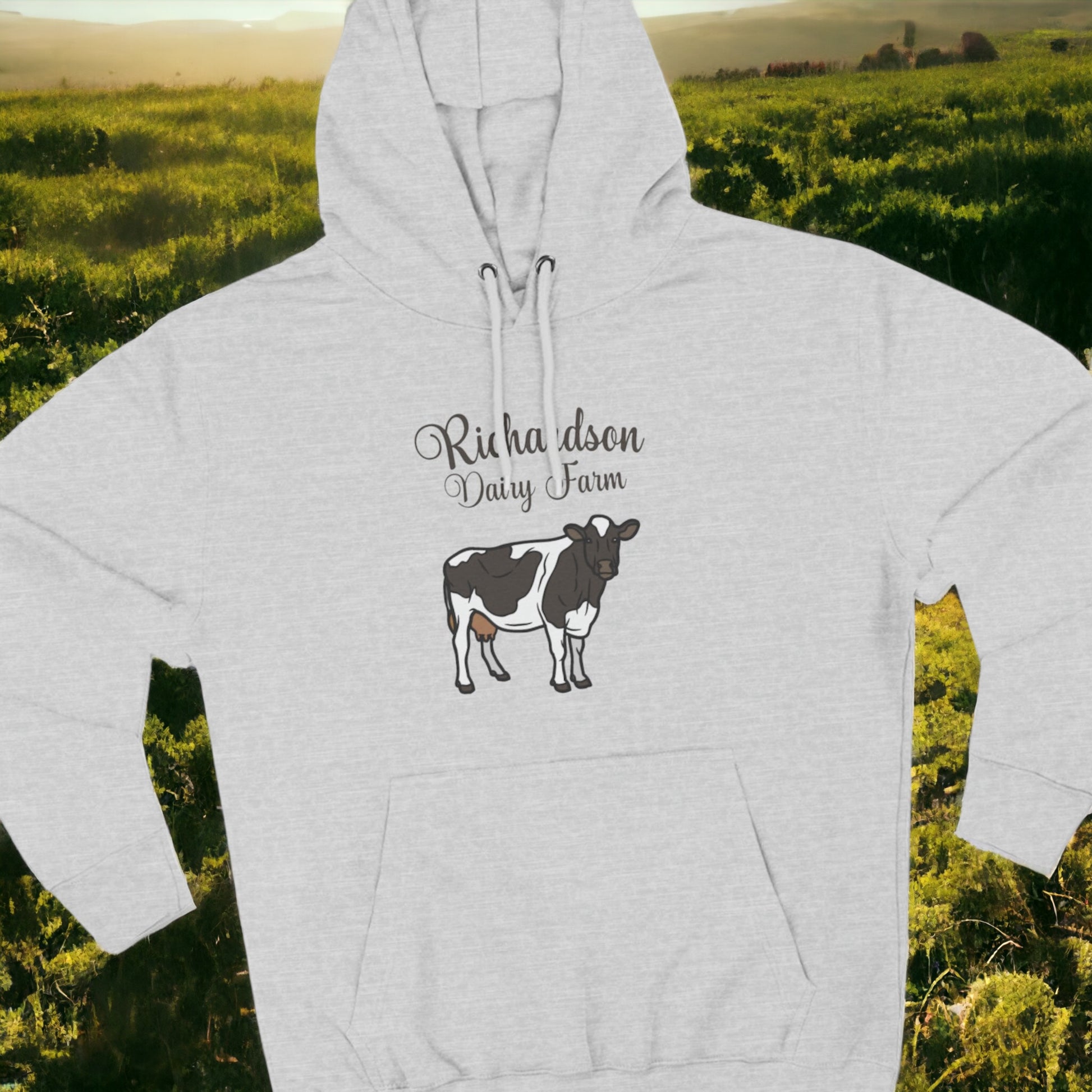 Custom "Dairy Farm" Hoodie - Weave Got Gifts - Unique Gifts You Won’t Find Anywhere Else!