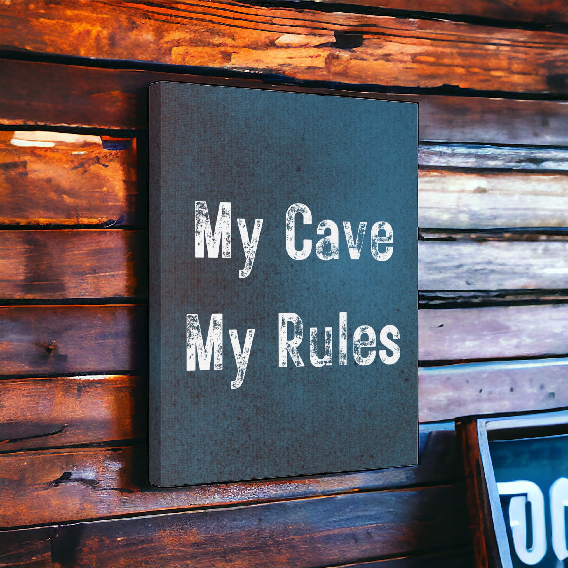 "My Cave My Rules" Wall Art - Weave Got Gifts - Unique Gifts You Won’t Find Anywhere Else!