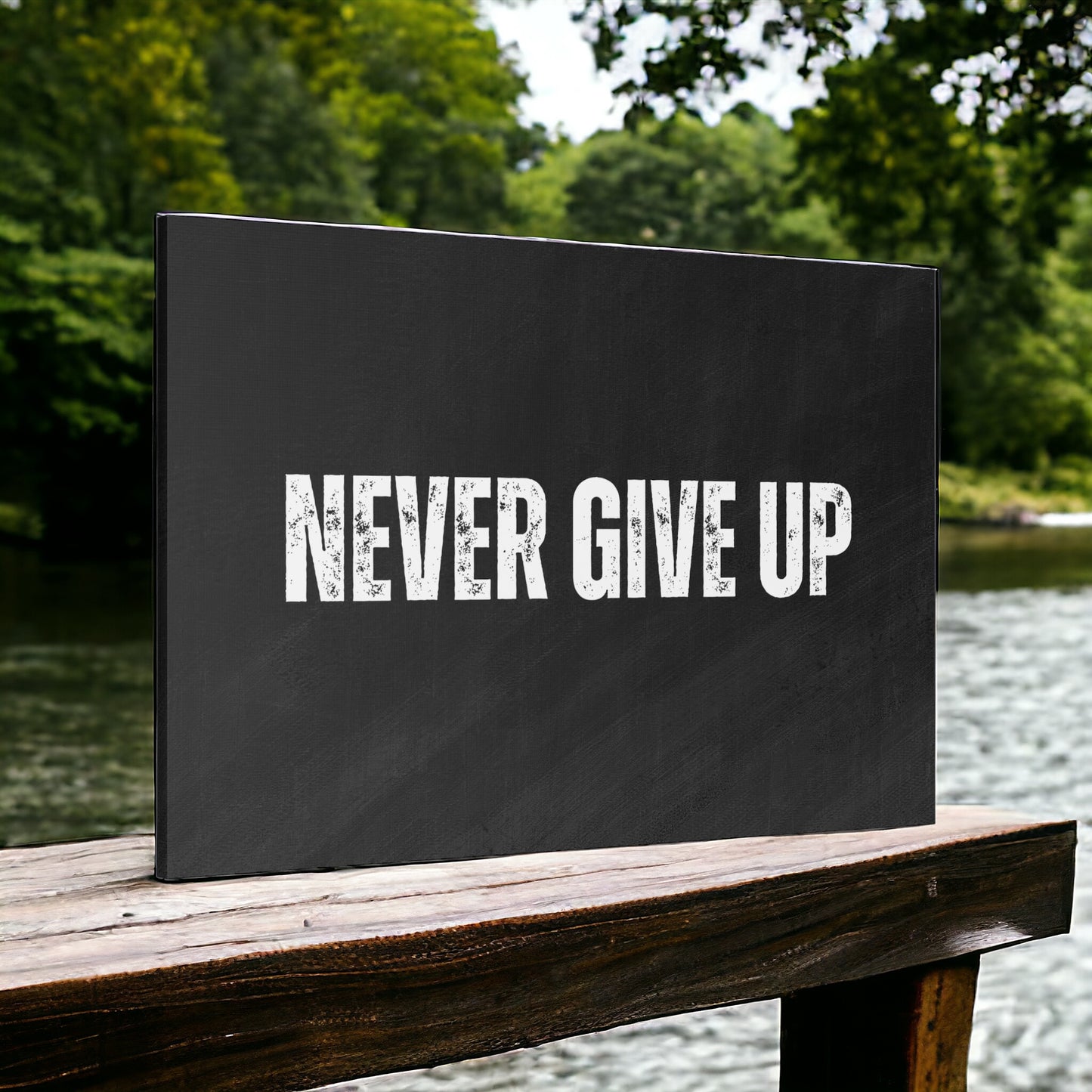 "Never Give Up" Wall Art - Weave Got Gifts - Unique Gifts You Won’t Find Anywhere Else!