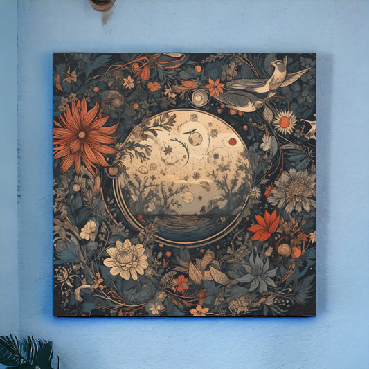 "Floral Celestial" Canvas Print - Weave Got Gifts - Unique Gifts You Won’t Find Anywhere Else!