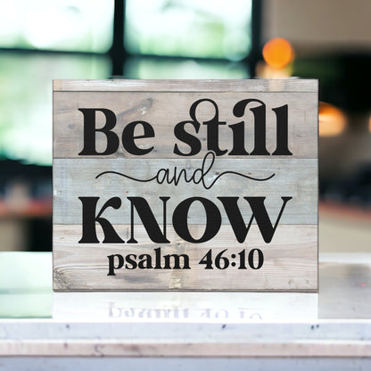 "Be Still And Know" Canvas Wall Art - Weave Got Gifts - Unique Gifts You Won’t Find Anywhere Else!