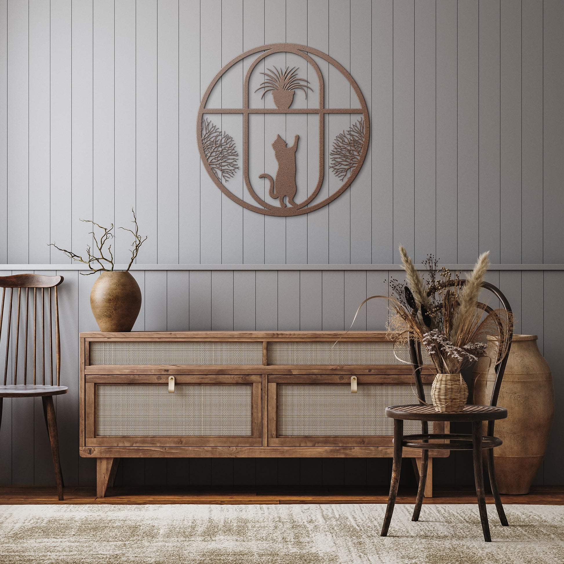 "Cat Window" Wall Art - Weave Got Gifts - Unique Gifts You Won’t Find Anywhere Else!