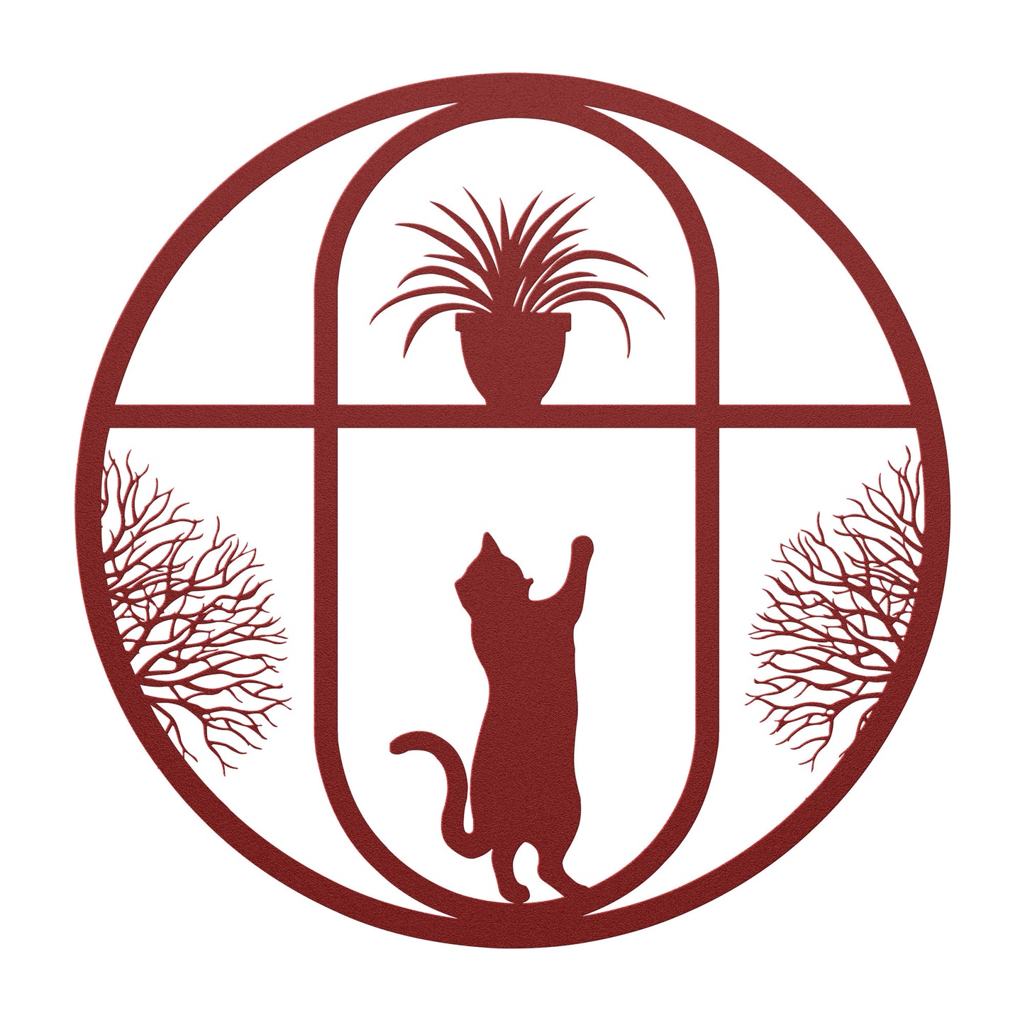 "Cat Window" Wall Art - Weave Got Gifts - Unique Gifts You Won’t Find Anywhere Else!