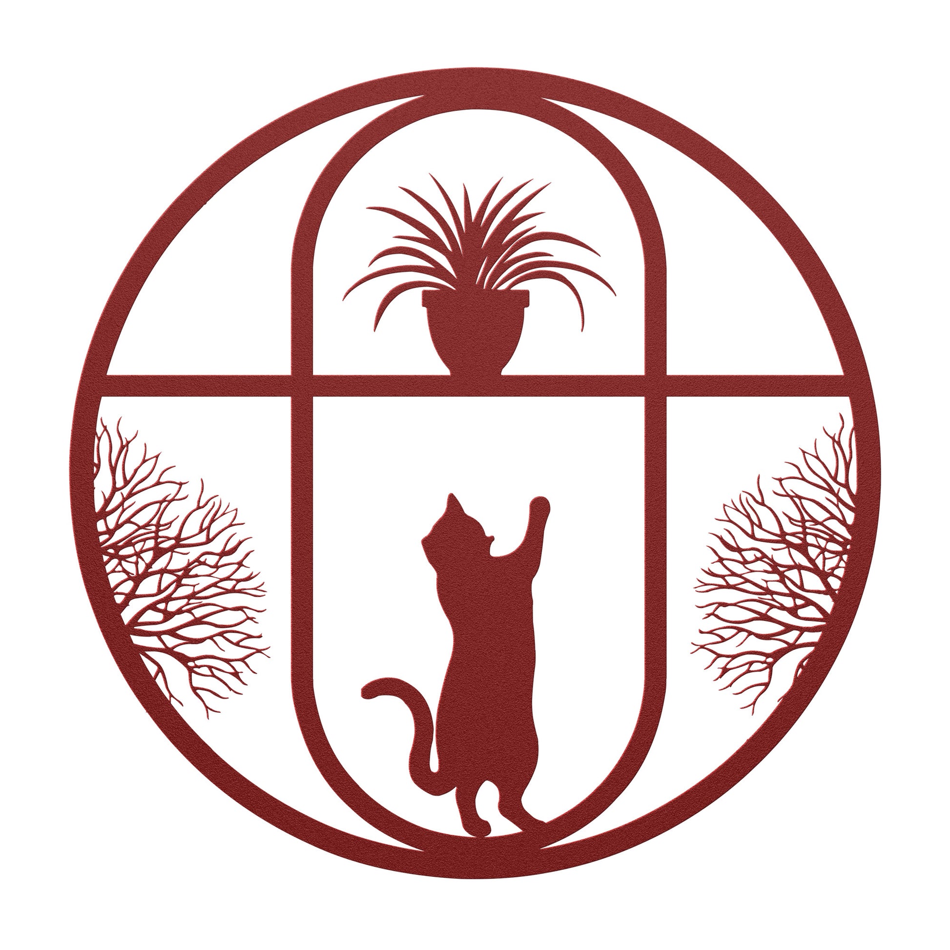 "Cat Window" Wall Art - Weave Got Gifts - Unique Gifts You Won’t Find Anywhere Else!