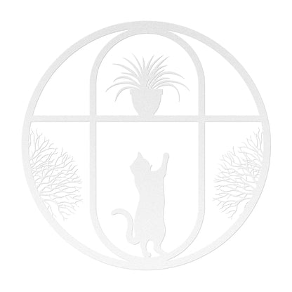 "Cat Window" Wall Art - Weave Got Gifts - Unique Gifts You Won’t Find Anywhere Else!