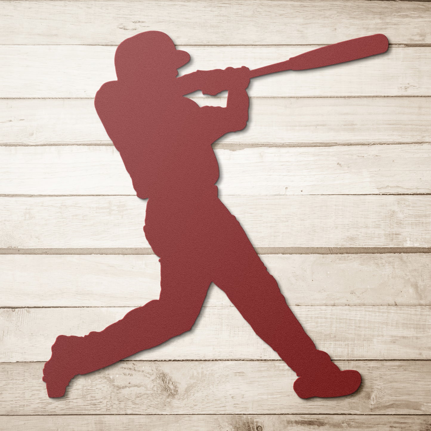 "Baseball Player" Steel Metal Sign - Weave Got Gifts - Unique Gifts You Won’t Find Anywhere Else!