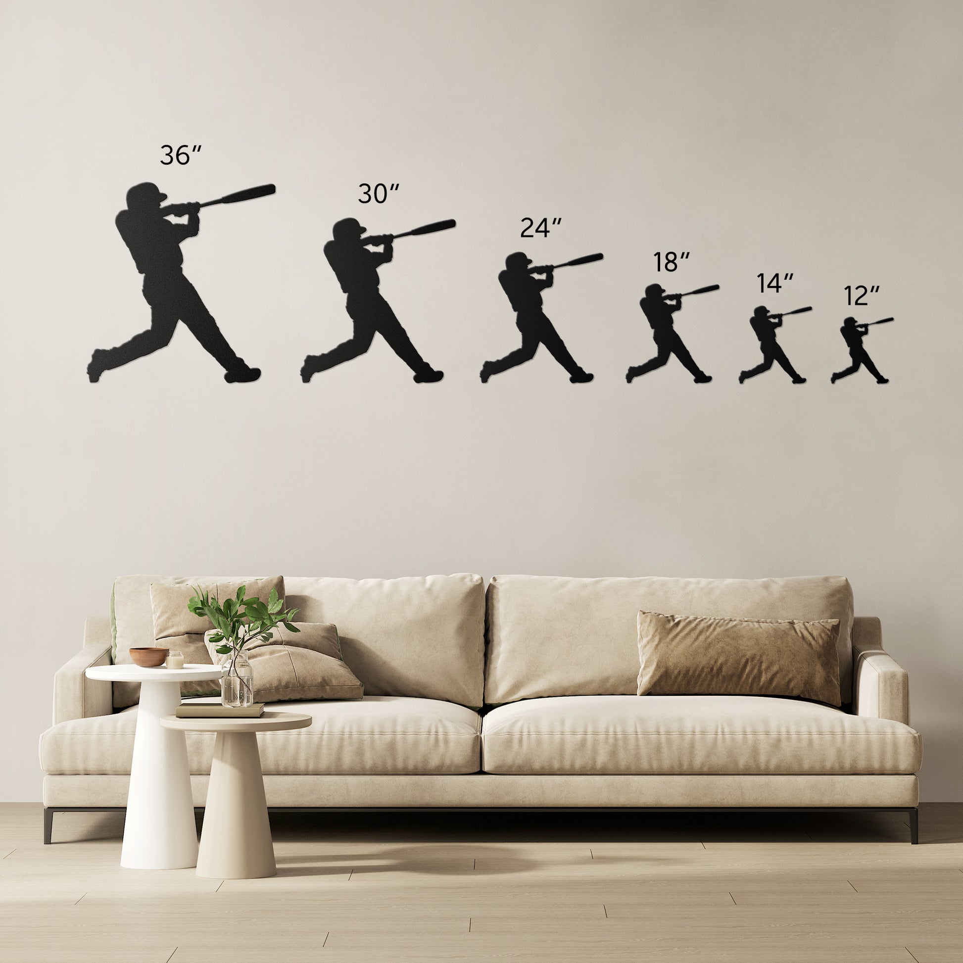 "Baseball Player" Steel Metal Sign - Weave Got Gifts - Unique Gifts You Won’t Find Anywhere Else!