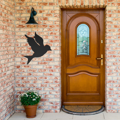 "Flying Bird" Steel Sign - Weave Got Gifts - Unique Gifts You Won’t Find Anywhere Else!