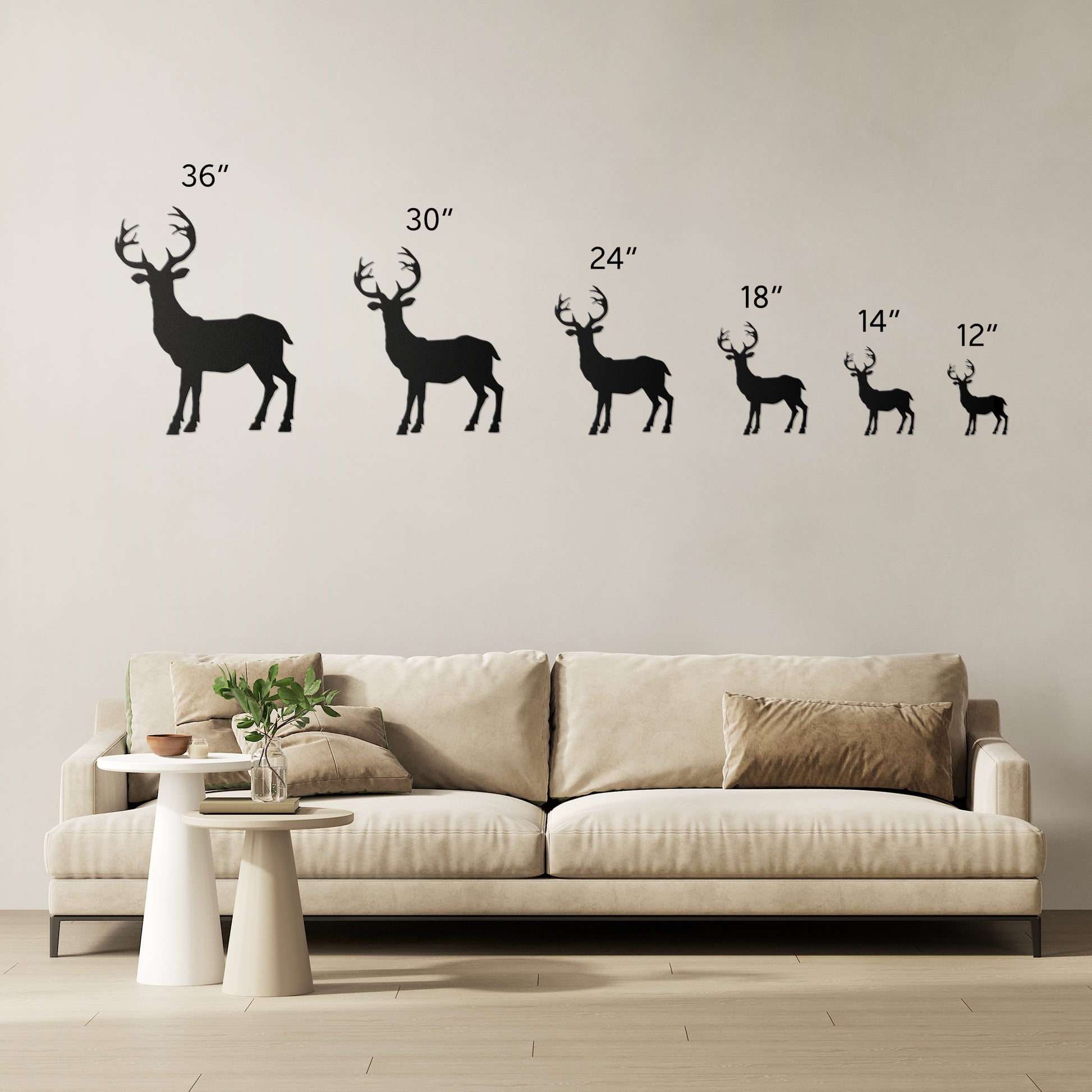 "Deer Buck" Steel Wall Art - Weave Got Gifts - Unique Gifts You Won’t Find Anywhere Else!