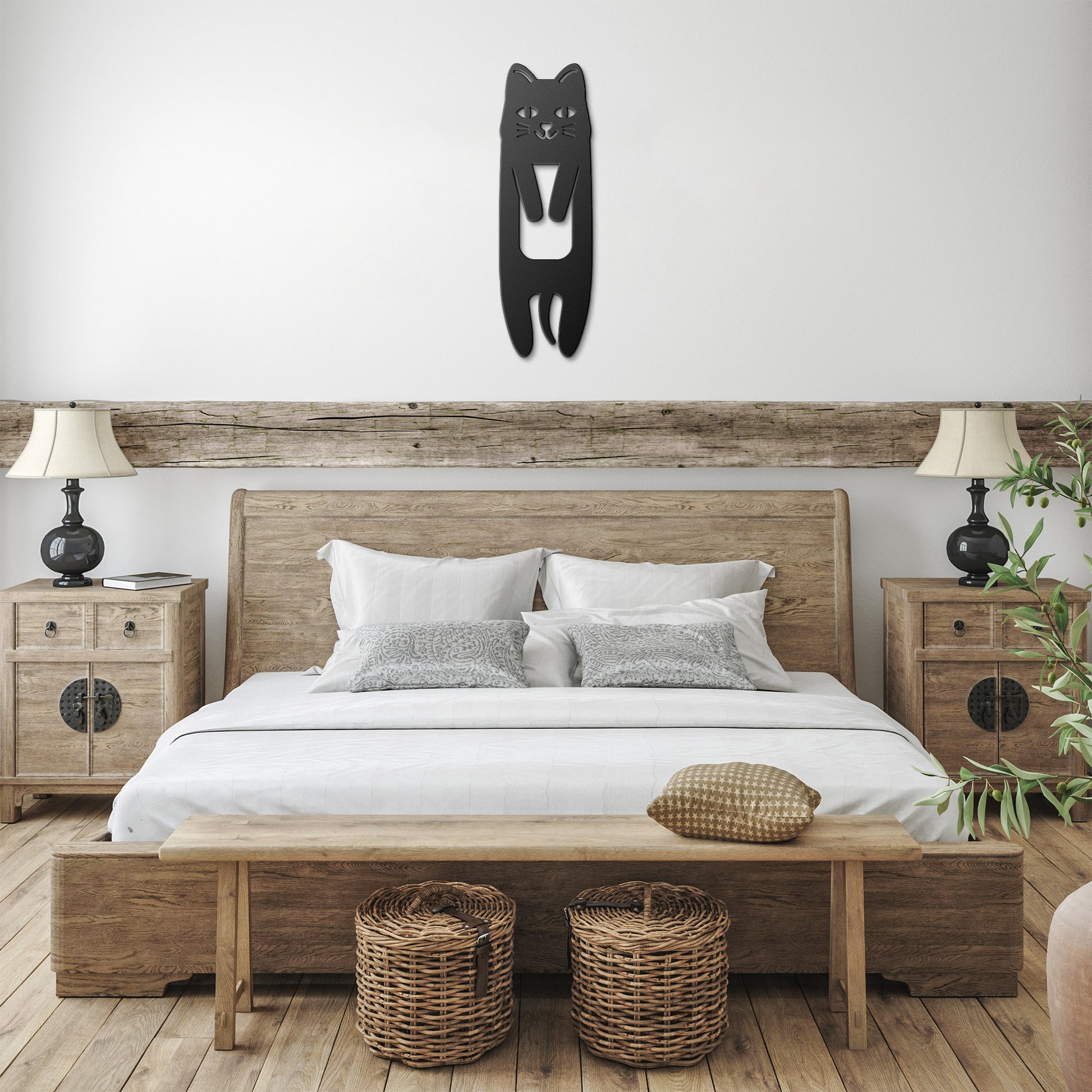 "Kitty Cat" Metal Wall Art - Weave Got Gifts - Unique Gifts You Won’t Find Anywhere Else!