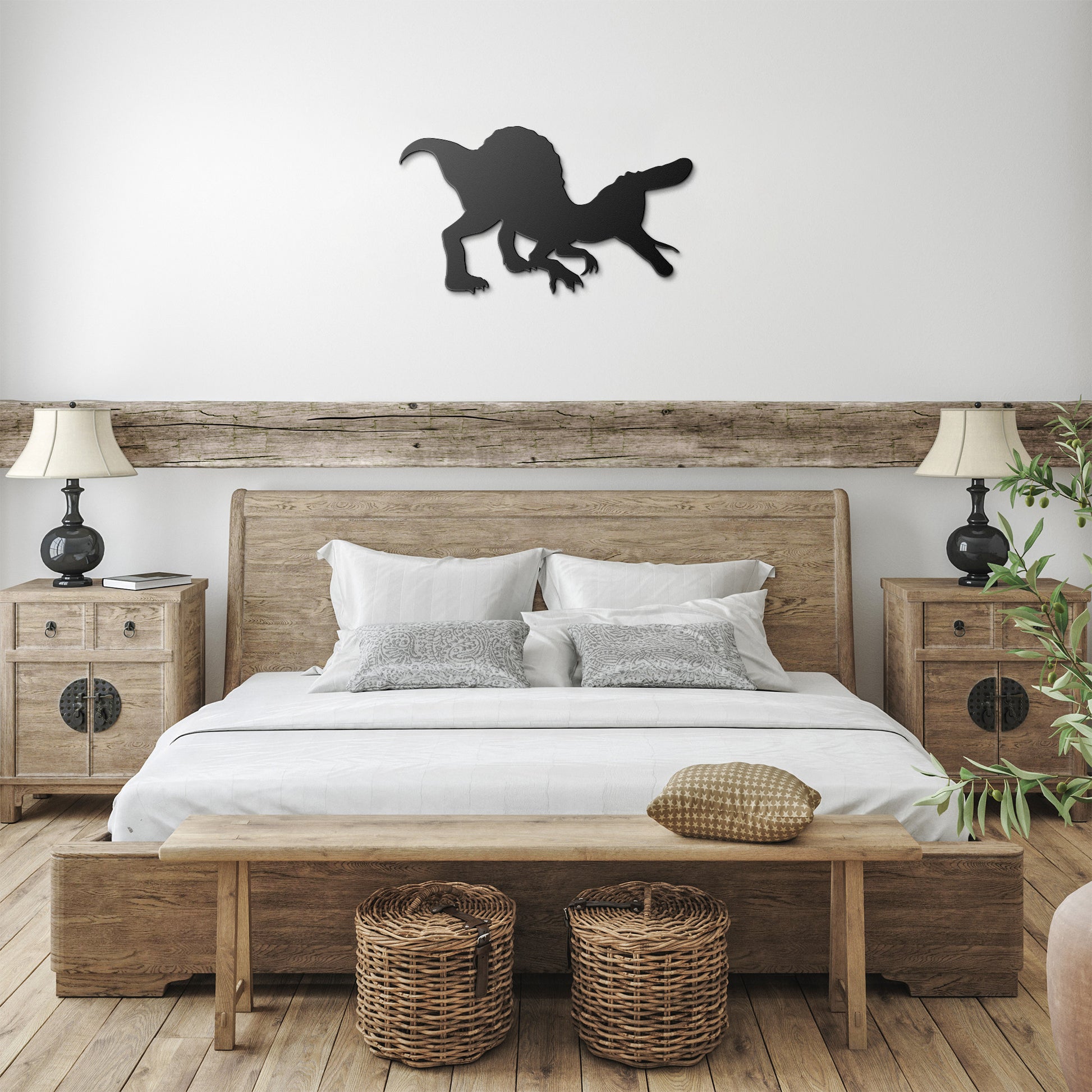 "Dinosaur" Steel Sign - Weave Got Gifts - Unique Gifts You Won’t Find Anywhere Else!