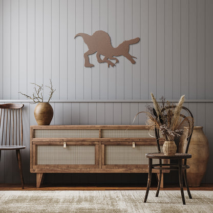 "Dinosaur" Steel Sign - Weave Got Gifts - Unique Gifts You Won’t Find Anywhere Else!