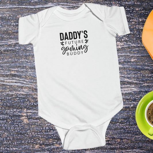 "Daddy's Future Gaming Buddy" Infant Bodysuit - Weave Got Gifts - Unique Gifts You Won’t Find Anywhere Else!