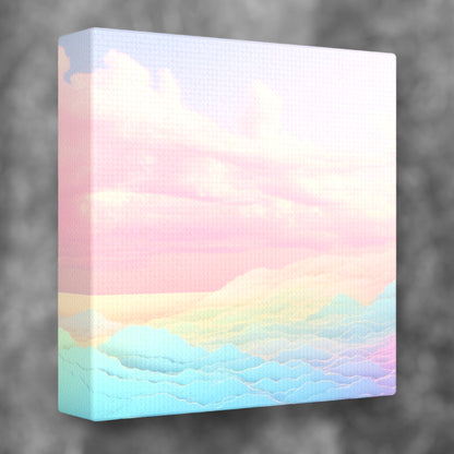 "Rainbow Clouds Abstract" Wall Art - Weave Got Gifts - Unique Gifts You Won’t Find Anywhere Else!