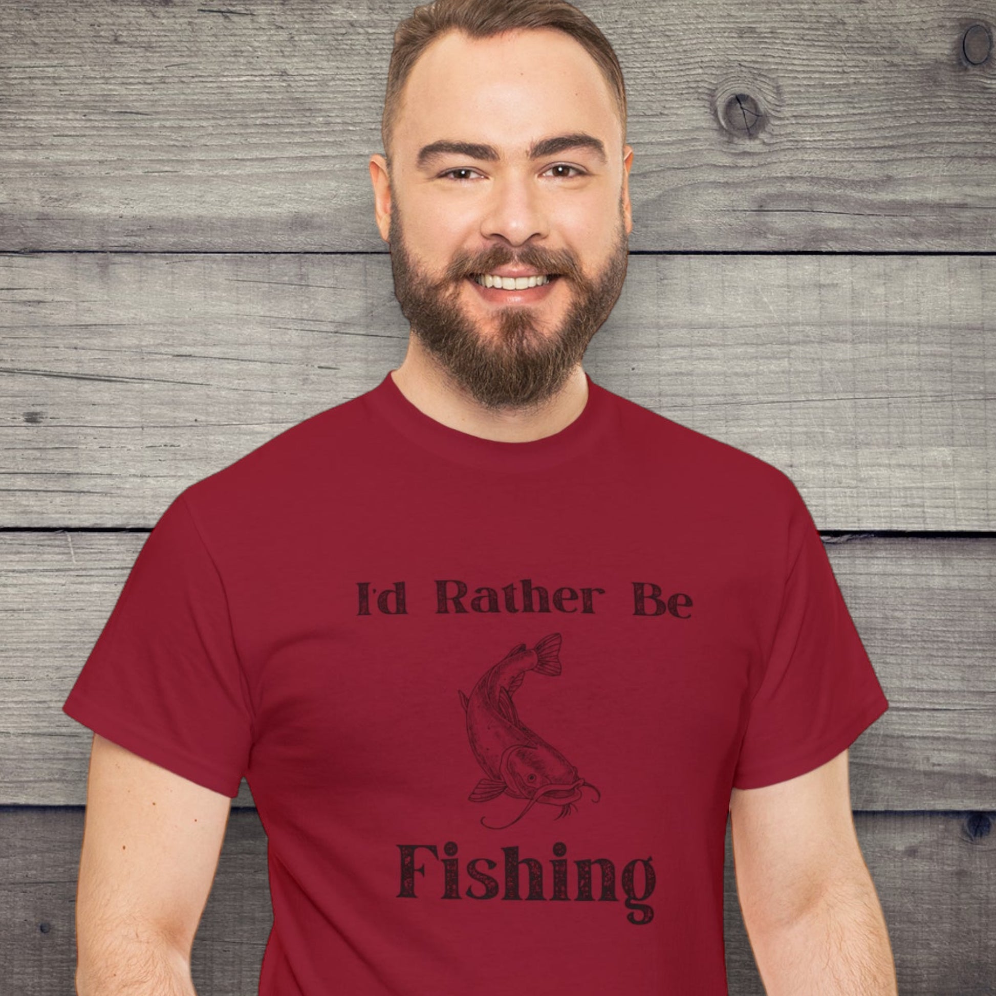 "Id Rather Be Fishing" T-Shirt - Weave Got Gifts - Unique Gifts You Won’t Find Anywhere Else!