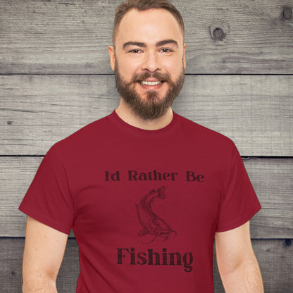 "Id Rather Be Fishing" T-Shirt - Weave Got Gifts - Unique Gifts You Won’t Find Anywhere Else!