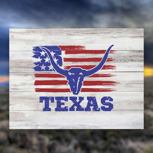 Texas Pride Canvas Wall Art – Rustic Meets Modern Texas Decor