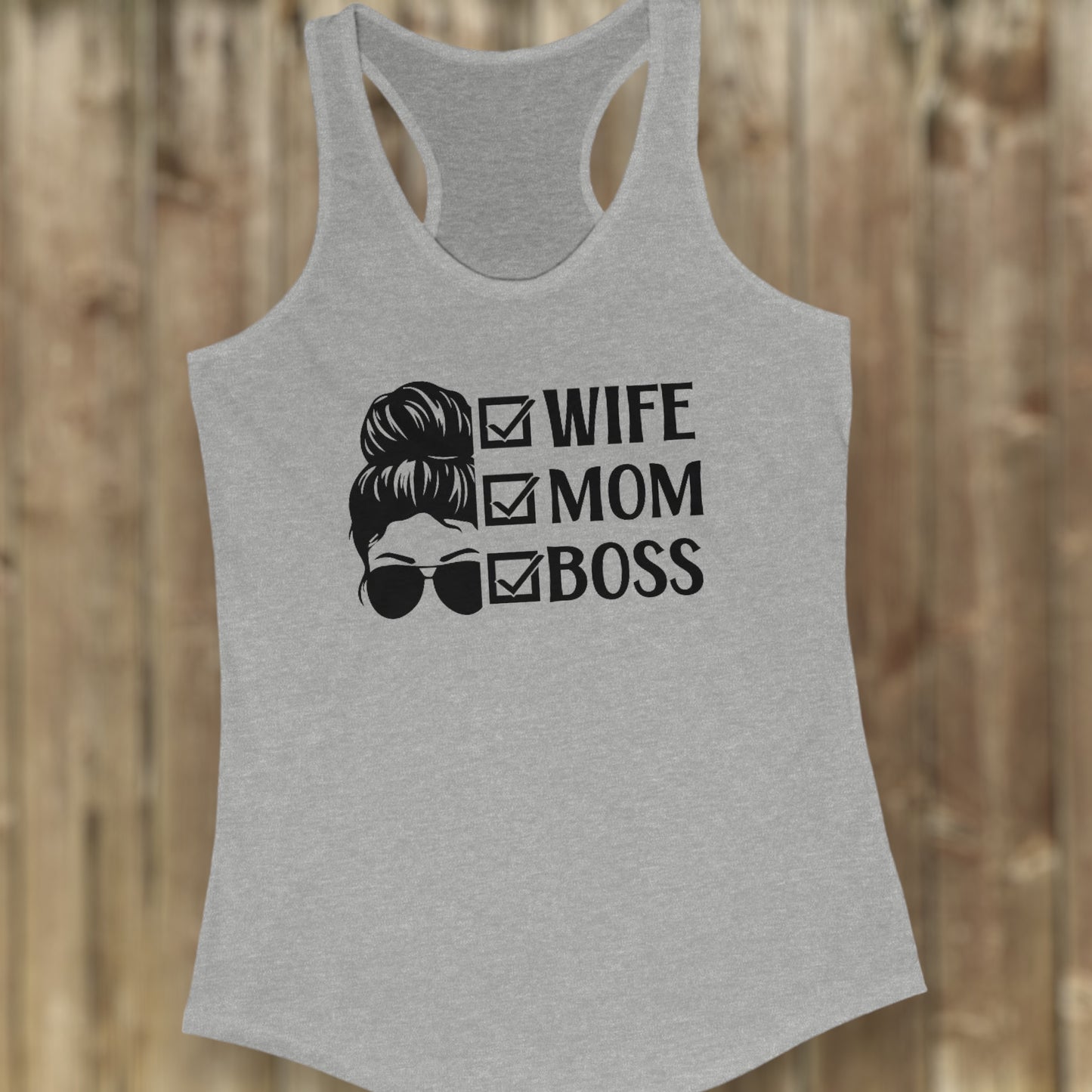 "Wife, Mom, Boss" Women's Tank Top - Weave Got Gifts - Unique Gifts You Won’t Find Anywhere Else!