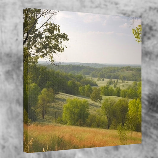 Missouri Canvas – Scenic Rolling Hills Countryside Art