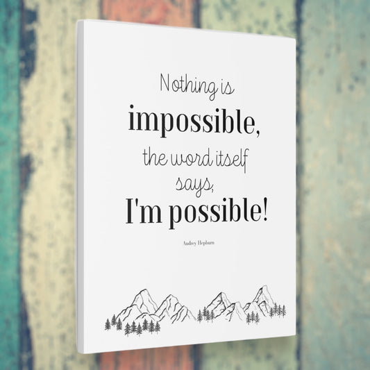 "Nothing Is Impossible" Wall Art - Weave Got Gifts - Unique Gifts You Won’t Find Anywhere Else!