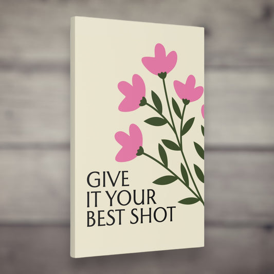"Give It Your Best Shot" Wall Art - Weave Got Gifts - Unique Gifts You Won’t Find Anywhere Else!