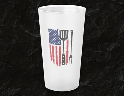 "American Cook Out" Glass Mug - Weave Got Gifts - Unique Gifts You Won’t Find Anywhere Else!