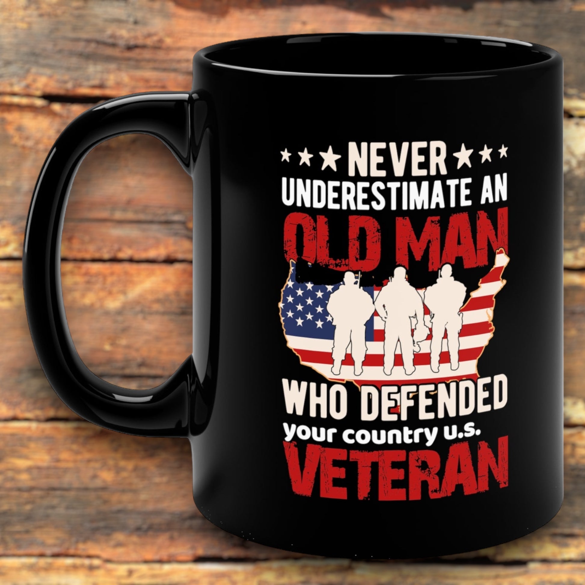 "Old Man Veteran" Coffee Mug - Weave Got Gifts - Unique Gifts You Won’t Find Anywhere Else!