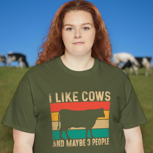 Cow lover t-shirt with funny quote

