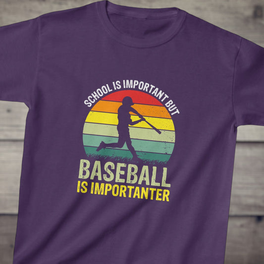 "Baseball Is Importanter" Kids Tee - Weave Got Gifts - Unique Gifts You Won’t Find Anywhere Else!