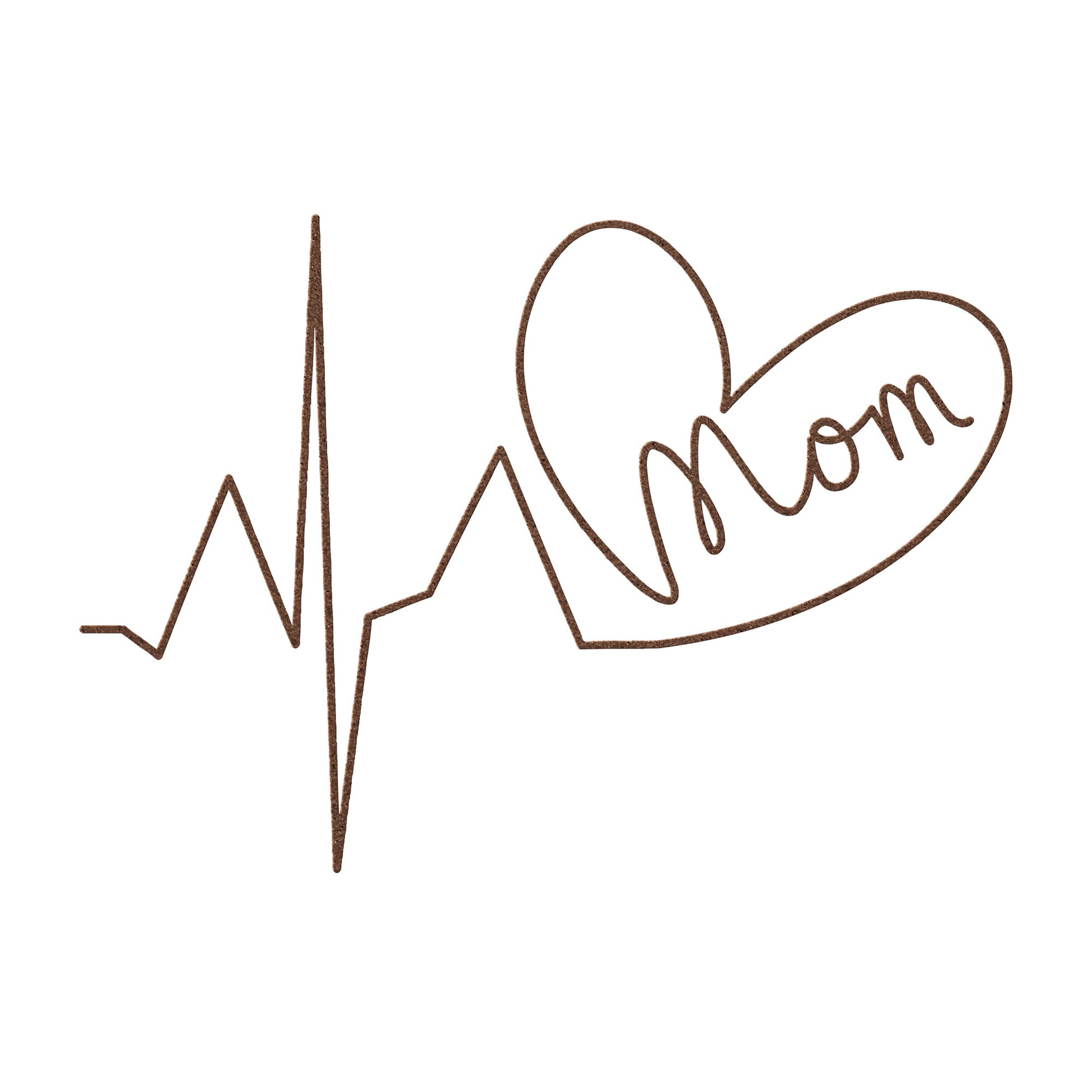 Unique gift for mom – heartbeat wall decor