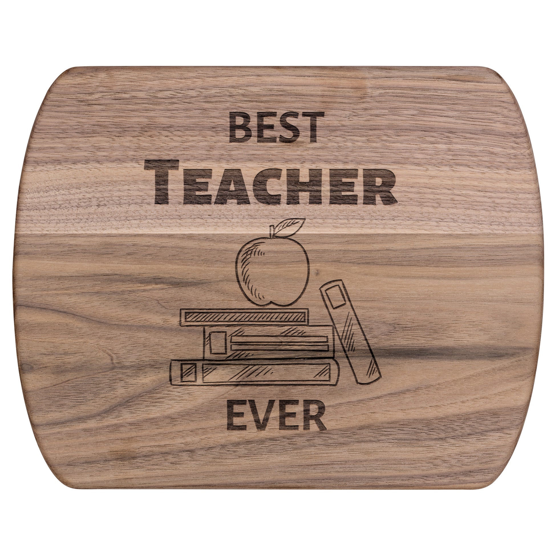 "Best Teacher Ever" Hardwood Cutting Board - Weave Got Gifts - Unique Gifts You Won’t Find Anywhere Else!
