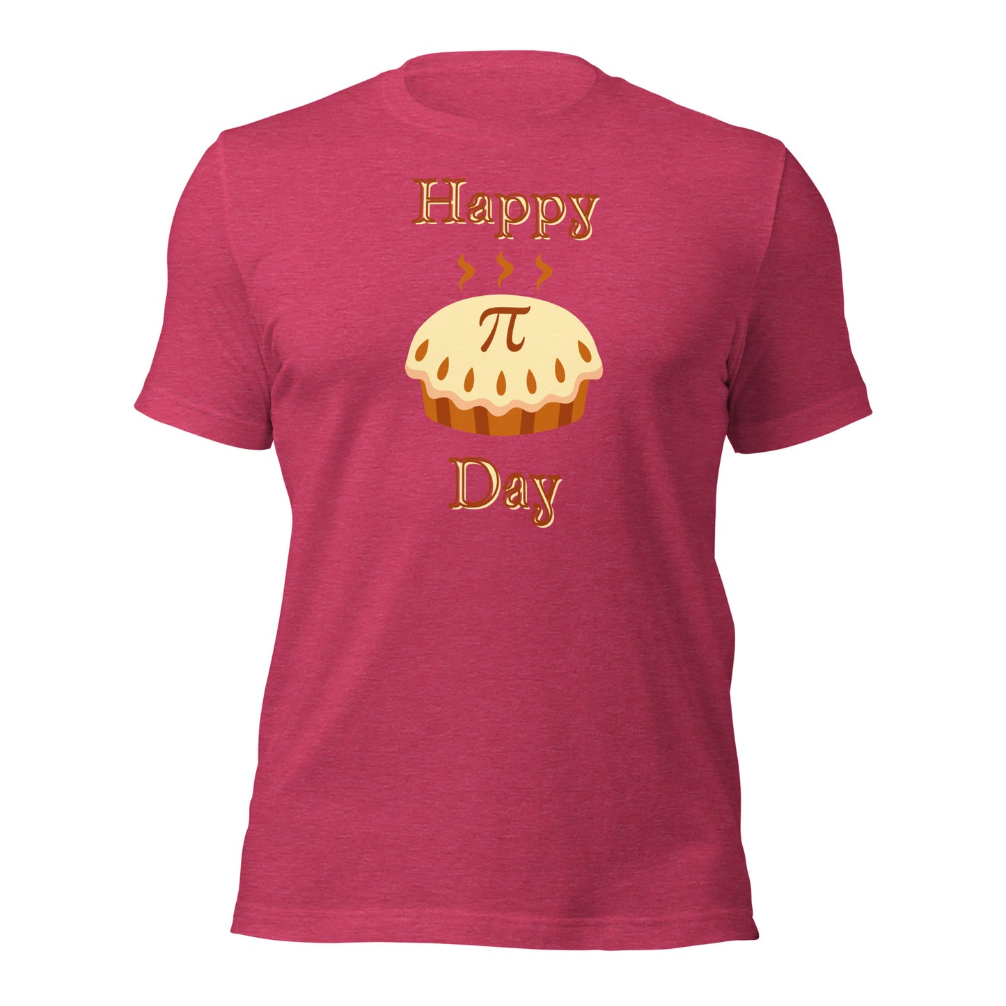 Eco-friendly, made-to-order Pi Day shirt