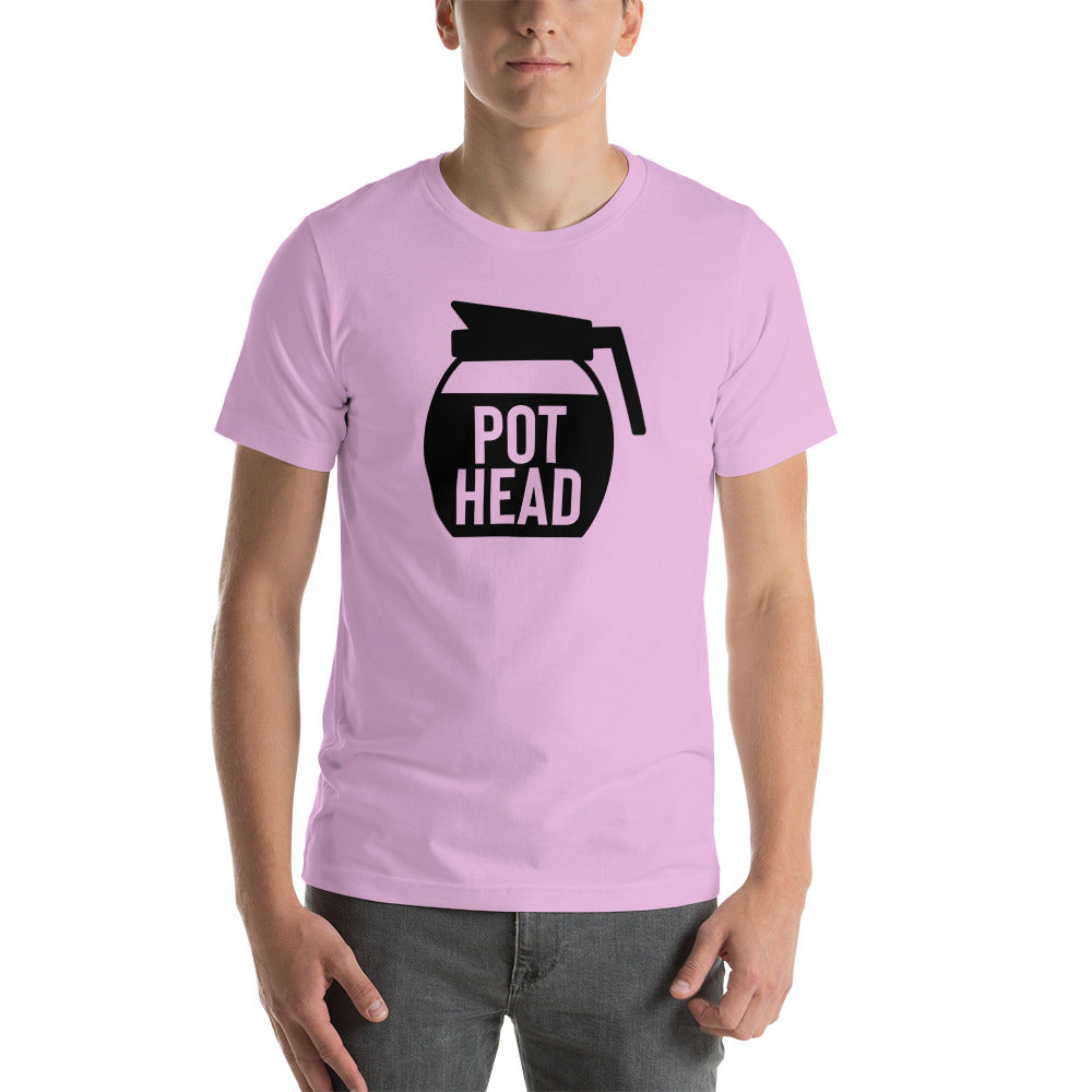 "Relaxed fit 'Pot Head' t-shirt with clever coffee mug graphic."