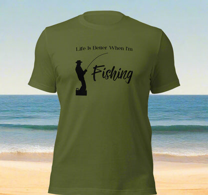 Classic-fit angler t-shirt perfect for outdoor adventures
