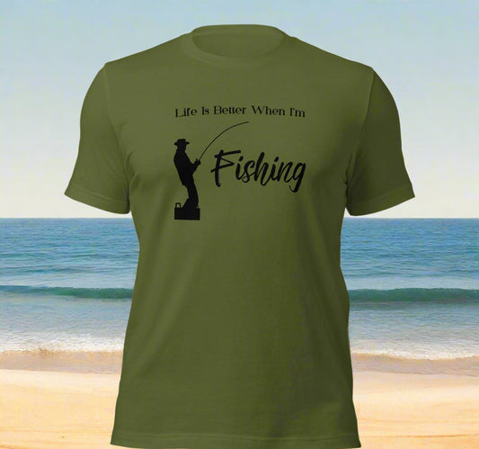 Classic-fit angler t-shirt perfect for outdoor adventures

