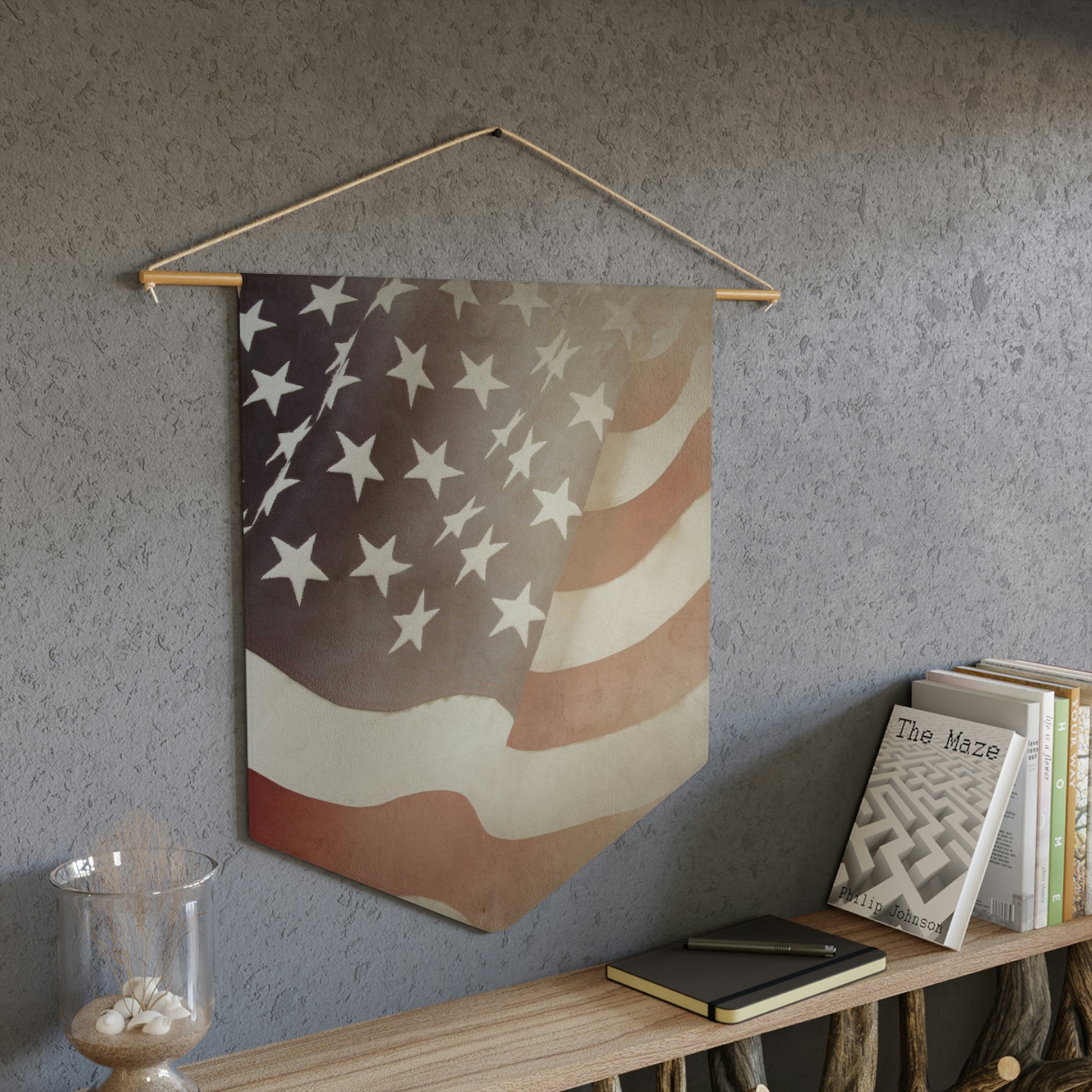 "American Flag" Hanging Pennant - Weave Got Gifts - Unique Gifts You Won’t Find Anywhere Else!