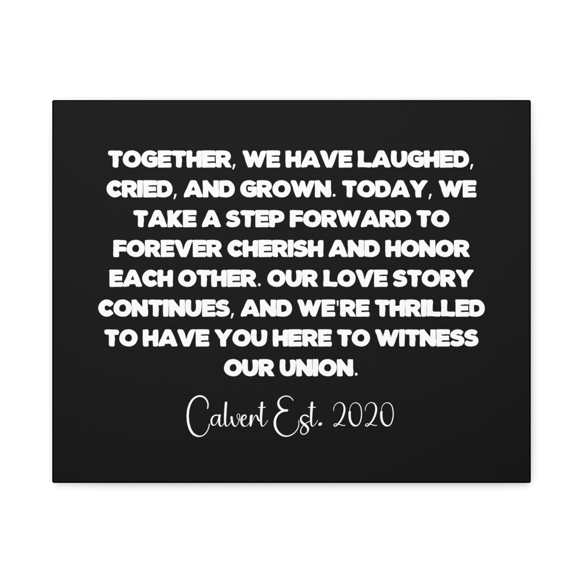 Custom wedding canvas art for home decor and gifts
