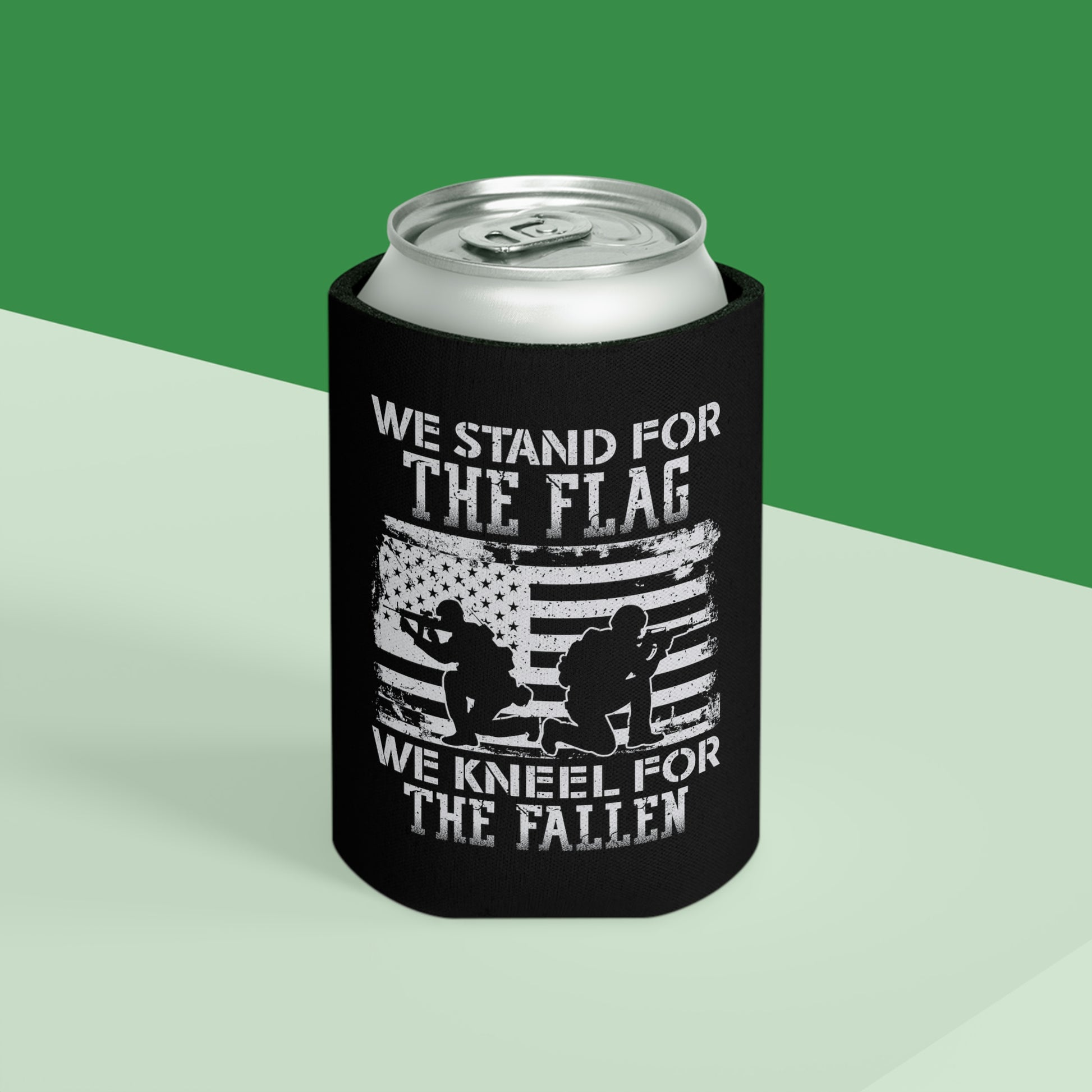"We Stand For The Flag" Can Cooler - Weave Got Gifts - Unique Gifts You Won’t Find Anywhere Else!