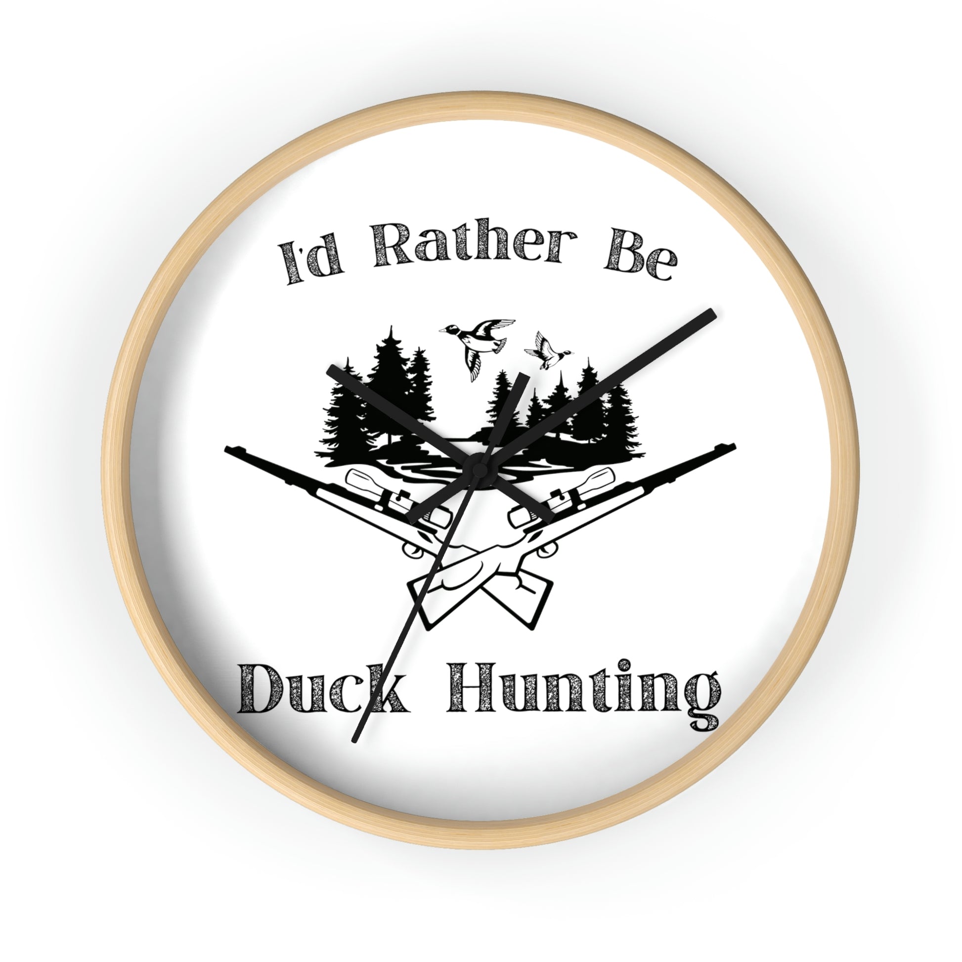 “I’d Rather Be Duck Hunting” Clock - Weave Got Gifts - Unique Gifts You Won’t Find Anywhere Else!
